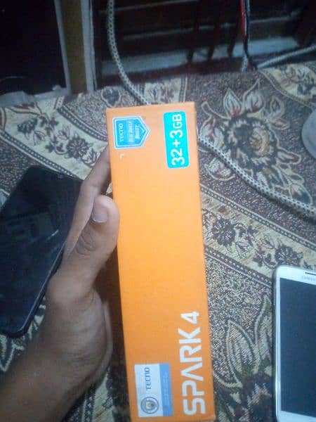 tecno spark 4 all ok with box 3