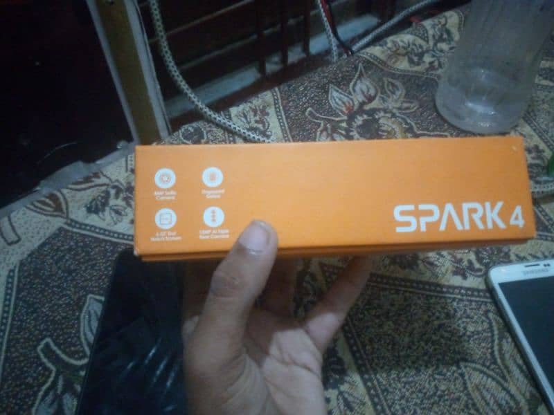 tecno spark 4 all ok with box 4