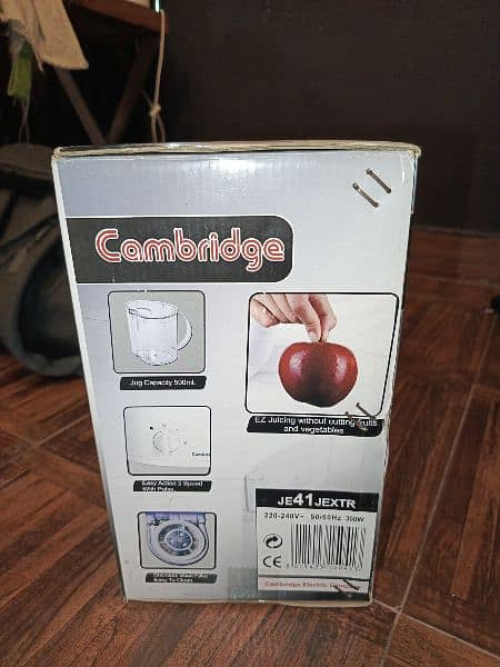 Cambridge continuous juicer JE  41 3