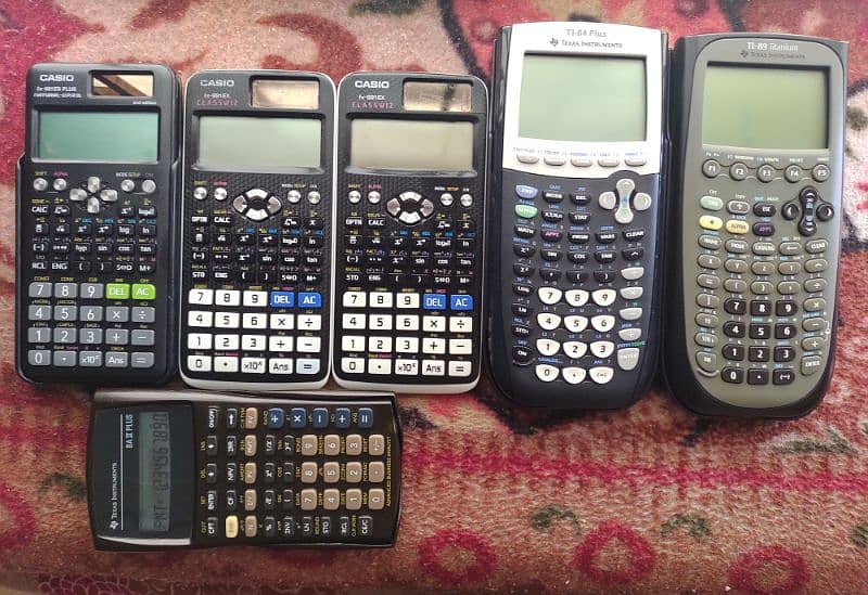 IMPORTED TEXAS INSTRUMENTS CASIO FINANCIAL GRAPHIC CALCULATORS 0