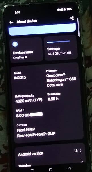 OnePlus 8 for sale (used, patched) 1