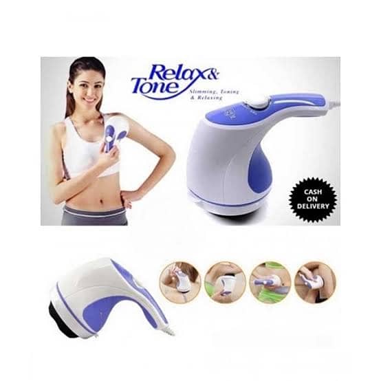 Electric Reelax & Spin Tone Handheld Body Massager 0