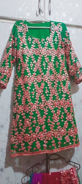 Bridal Bahawalpuri Sharara/ Bridal Mehndi Dres/ Bridal Barat Dress 2