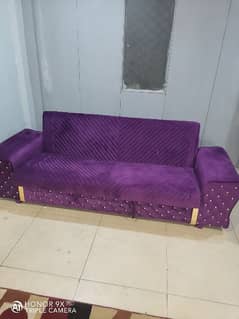 3 Seater sofa with sleeping bed 0