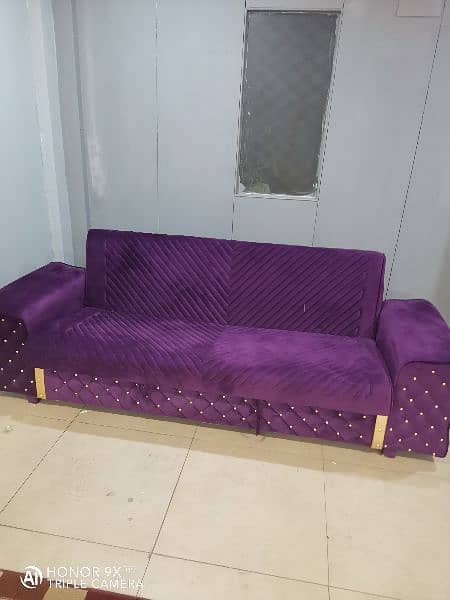 3 Seater sofa with sleeping bed 1