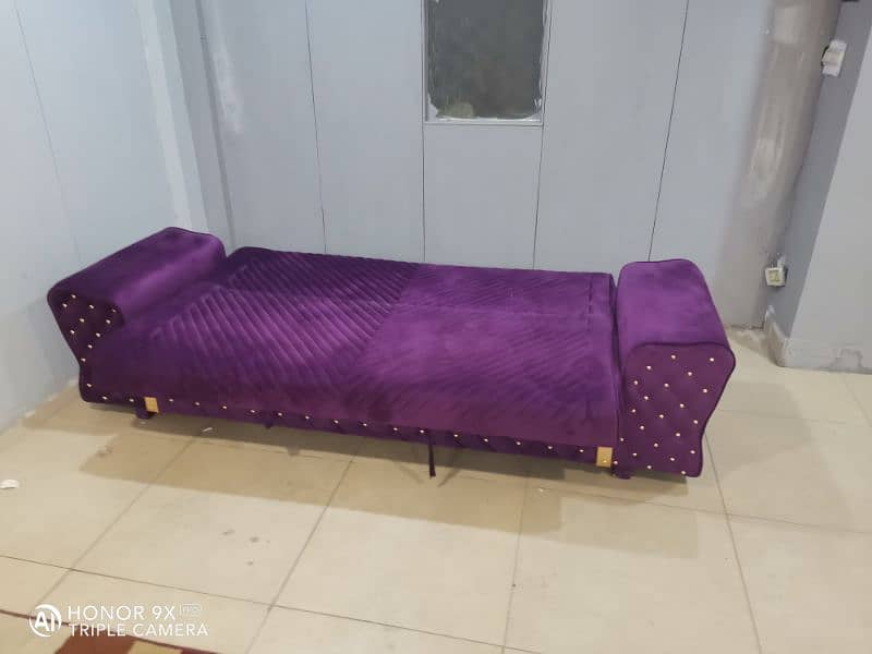 3 Seater sofa with sleeping bed 4