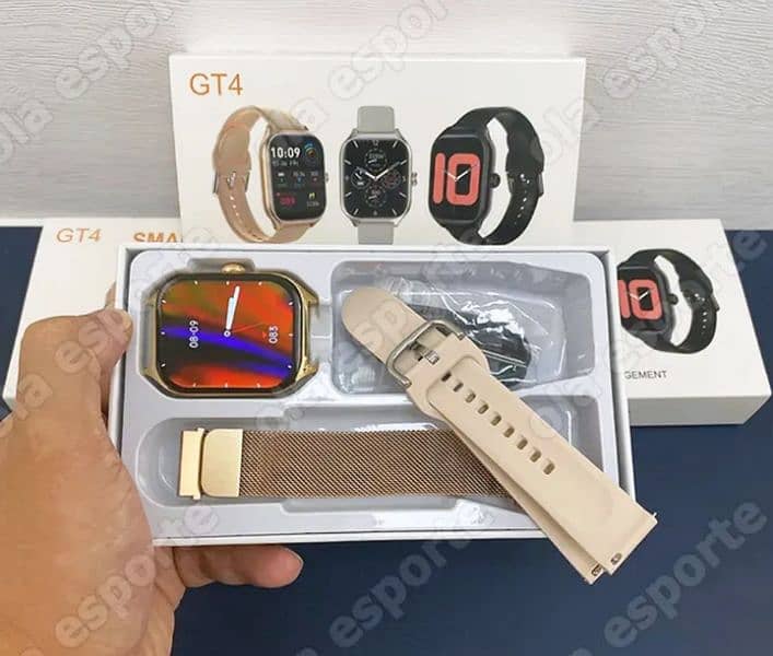 Dual Strap GT4 Smart Watch Men/Women 2024
Bluetooth Call DIY Watches 4