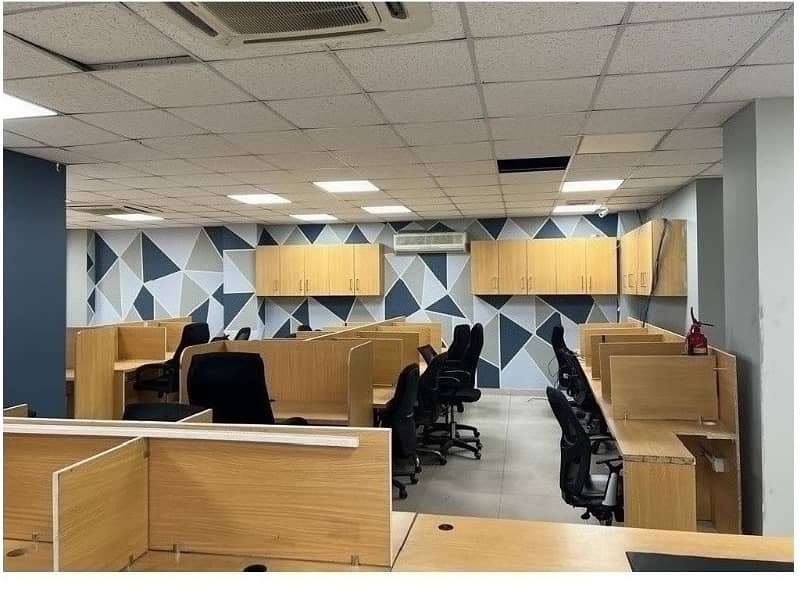 Area 2500 Sqft Fully Furnished Corporate Office Near MM Alam Road Gulberg Lahore Original Pics 0