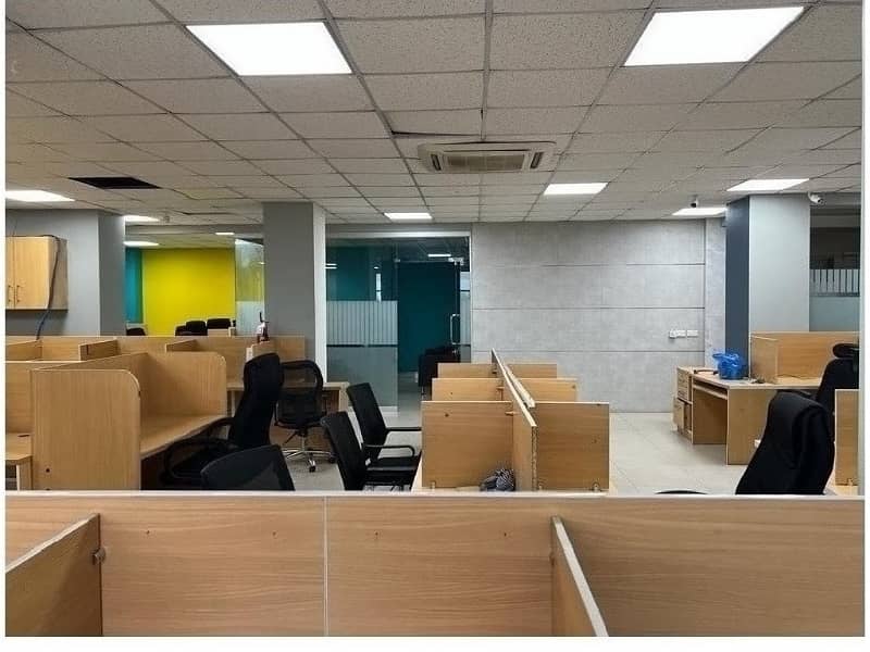 Area 2500 Sqft Fully Furnished Corporate Office Near MM Alam Road Gulberg Lahore Original Pics 2