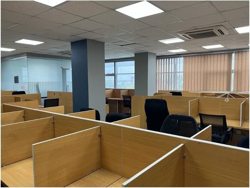 Area 2500 Sqft Fully Furnished Corporate Office Near MM Alam Road Gulberg Lahore Original Pics 5