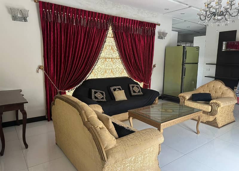 Separate Entry 1 Kanal Furnished Upper portion Available For rent In DHA PHASE 6 Lahore 6