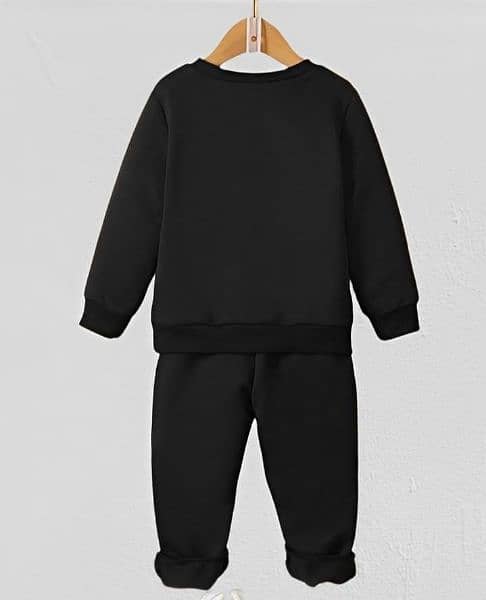 2 Pcs Boy's Cotton Plain Tracksuit 1