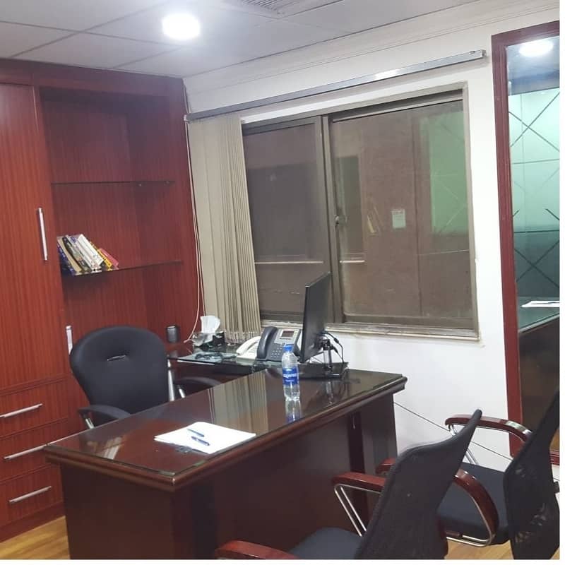 Fully Furnished Area 850 Square Feet Office Available For Rent Real Pictures in Main Boulevard Road Gulberg 3 Lahore 0