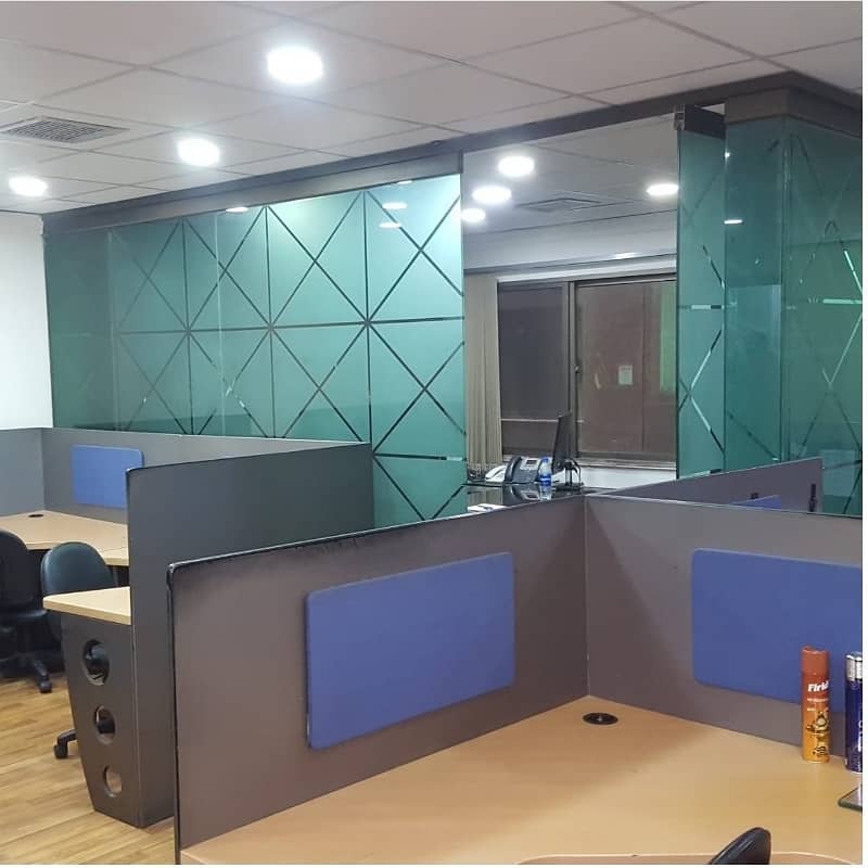 Fully Furnished Area 850 Square Feet Office Available For Rent Real Pictures in Main Boulevard Road Gulberg 3 Lahore 1