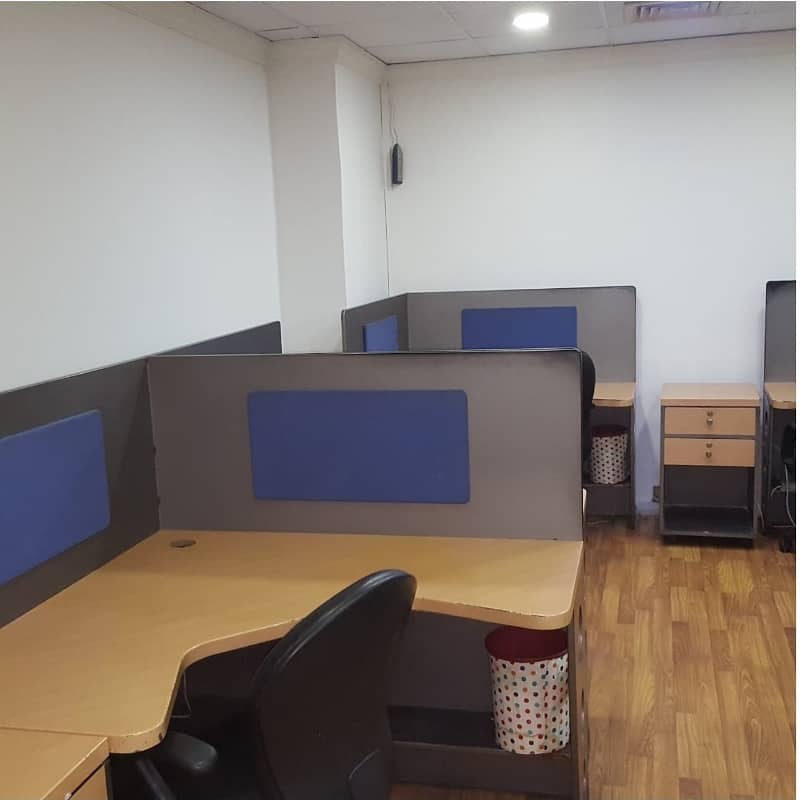 Fully Furnished Area 850 Square Feet Office Available For Rent Real Pictures in Main Boulevard Road Gulberg 3 Lahore 4