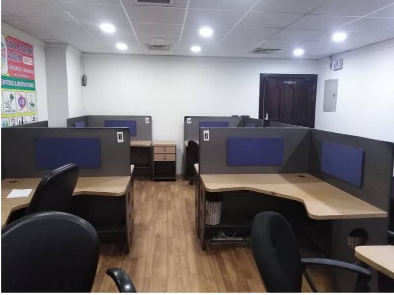 Fully Furnished Area 850 Square Feet Office Available For Rent Real Pictures in Main Boulevard Road Gulberg 3 Lahore 7