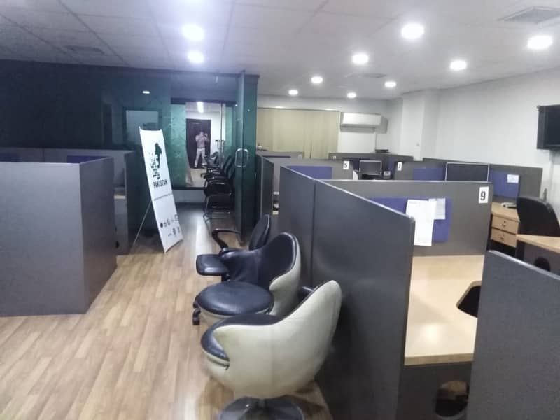 Fully Furnished Area 850 Square Feet Office Available For Rent Real Pictures in Main Boulevard Road Gulberg 3 Lahore 9