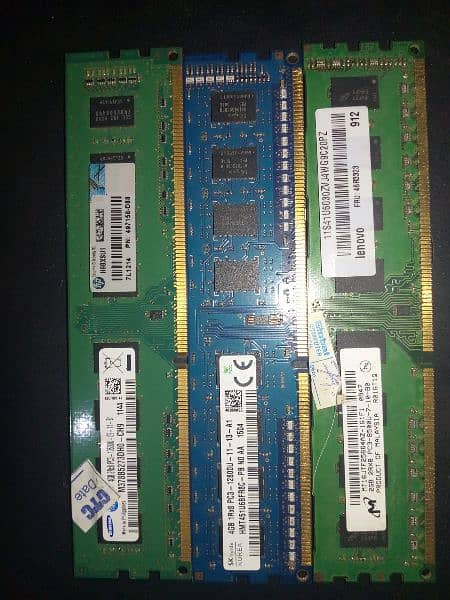 4 gb , 4 gb and 2 gb ram 1