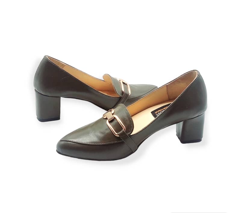 Ladies real leather shoes on made to order 2