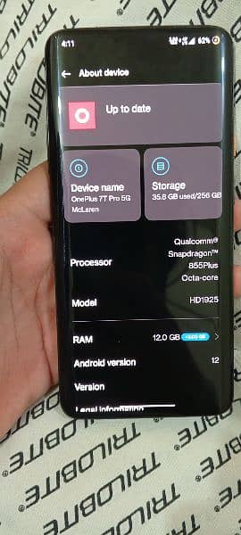 oneplus 7t pro McLaren edition 12/256 pta approved Mobile exchange 6