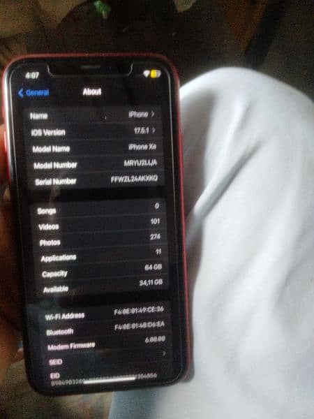 iPhone XR only device non PTA face ID okay 64 GB 7