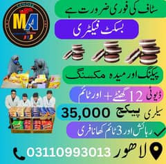 Biscuits Factory Jobs Lahore| Lahore Helper Jobs 0