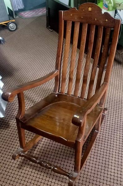 Solid Wood Rocking Chair 1