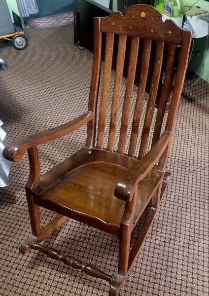 Solid Wood Rocking Chair 3