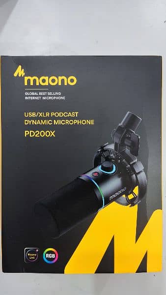 Maono pd200x USB/XLR Podcast Dynamic Microphone 4