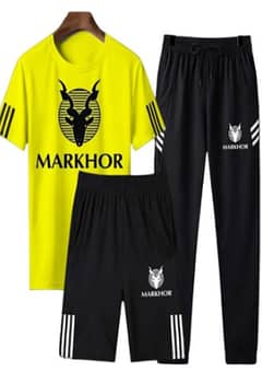 Packer 0f 3 Markhor Printed Tracksuit