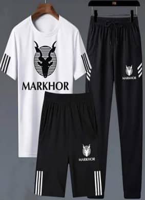 Packer 0f 3 Markhor Printed Tracksuit 2