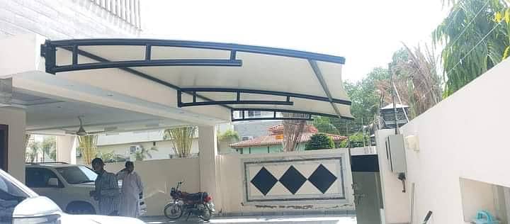 Wall mounted shed | Canopy Sheds | Tensile Car Parking | Pole Shed 1