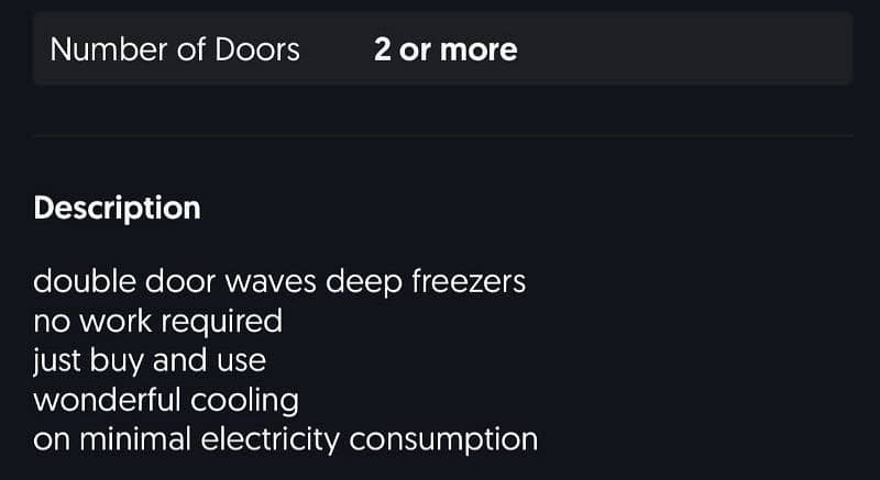 Waves Deep Freezer for Sale 7