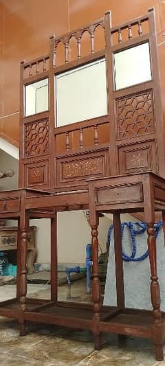 Wardrobe Teak Wood Cupboard & Teak Wood Console