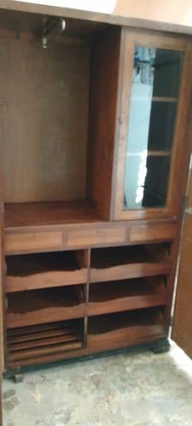 Wardrobe Teak Wood Cupboard & Teak Wood Console 3