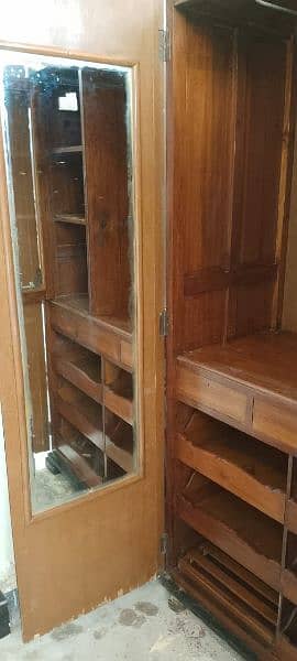 Wardrobe Teak Wood Cupboard & Teak Wood Console 4