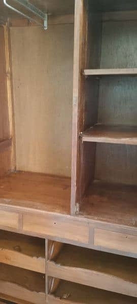 Wardrobe Teak Wood Cupboard & Teak Wood Console 5