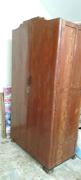 Wardrobe Teak Wood Cupboard & Teak Wood Console 6