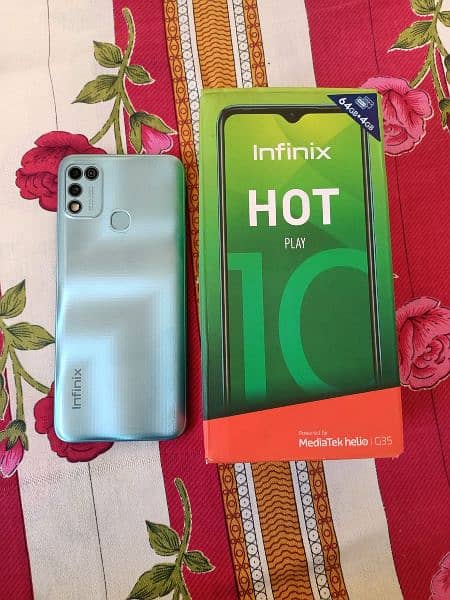 Infinix hot 10play like new  in lush condition not any a single fault 4