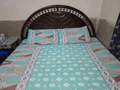 Double bed n single bed for sale