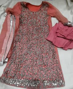 3piece stitched dress . preloved