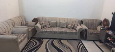 Sofa Set / Wooden Sofa Set / 7 Seater Sofa Set