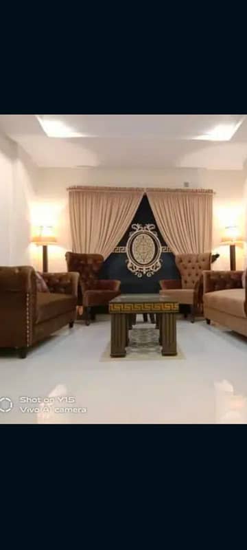 Par Day short time One BeD Room apartment Available for rent in Bahria town phase 4 and 6 empire Heights 2 Family apartment 7