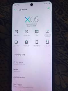 infinix Note 10Pro…Memory. . 128 / Ram 8GB