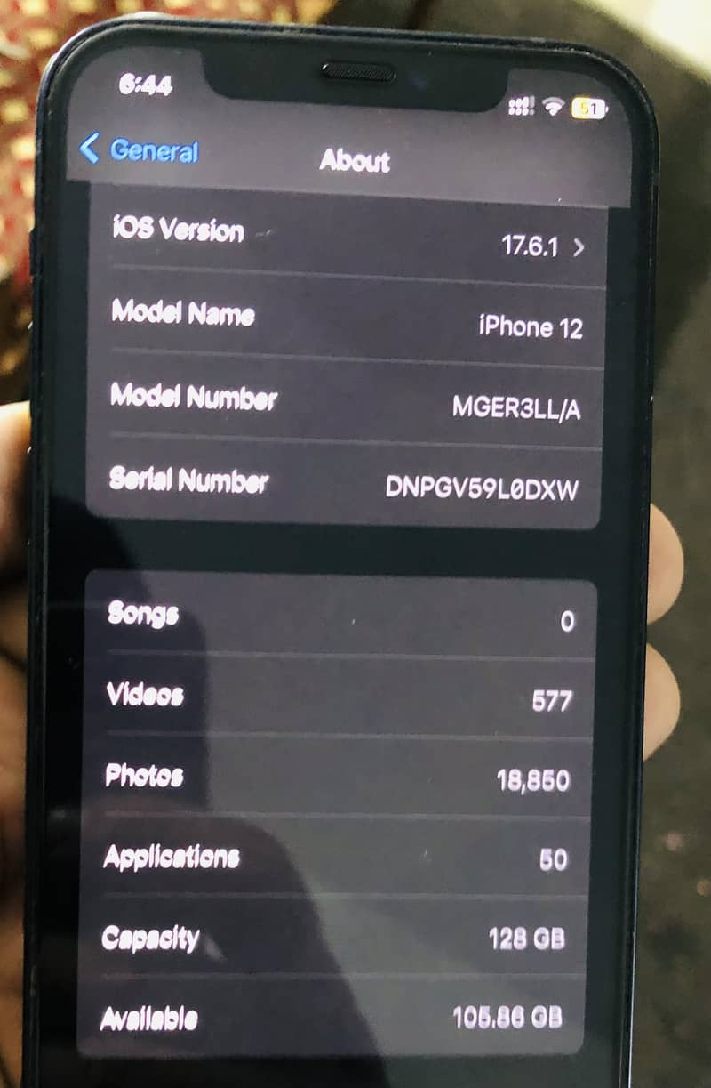 Iphone 12 128gb Dual Sim PTA approved 10/10 condition 4