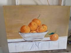 hand made still life painting