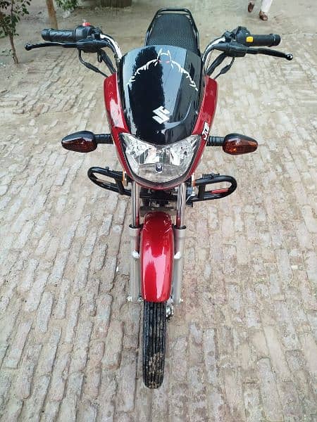 Suzuki GD 110 s 2023 model red colour total genuine urgent sale 1