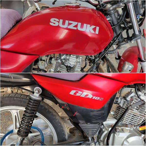 Suzuki 110, 2018, Red, 10/9.5 6