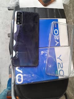 Vivo Y20 4/64 with box Glass change ha bs 0