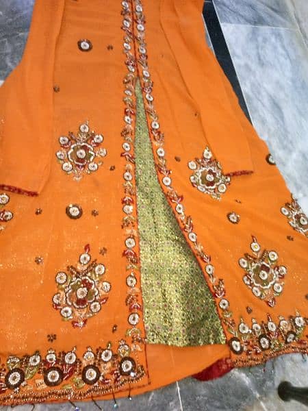 2 piece banarsi + chiffon suit large size 3